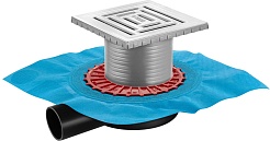 BERGES Wasserhaus Душевой трап Zentrum Uno 150 090372 хром матовый – фотография-1